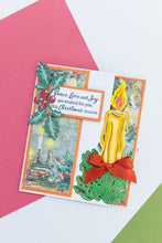 Load image into Gallery viewer, Crafter's Companion - Die - Christmas by Candlelight - Traditional Candle. Size: 2.4'' x 5.7'' Available at Embellish Away in Bowmanville Ontario Canada. Example by brand ambassador.