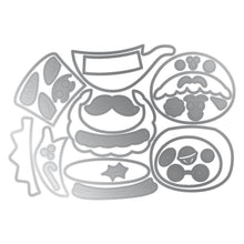 Load image into Gallery viewer, Bring a 3D element to your Christmas crafting this year using our 3D Character Boxes! Using our universal template, create your box and with the Christmas die sets, you can decorate your box to resemble 1 of 6 different festive characters. Imported. Available at Embellish Away located in Bowmanville Ontario Canada.