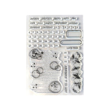 Cargar imagen en el visor de la galería, Elizabeth Craft - Clear Stamps - Journal Dates & Months - Journal Your Life. This is a versatile stamp for a variety of occasions. Available at Embellish Away located in Bowmanville Ontario Canada.