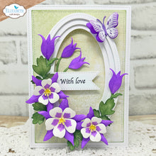गैलरी व्यूवर में इमेज लोड करें, Elizabeth Craft - Metal Die - Columbine. Available at Embellish Away located in Bowmanville Ontario Canada. Example by brand ambassador.