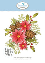 Load image into Gallery viewer, Elizabeth Craft - Metal Die - Festive Floral and Foliage. Includes 16 Dies. Available at Embellish Away located in Bowmanville Ontario Canada.
