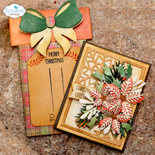 Load image into Gallery viewer, Elizabeth Craft - Metal Die - Festive Floral and Foliage. Includes 16 Dies. Available at Embellish Away located in Bowmanville Ontario Canada. Example by brand ambassador at Elizabeth Craft Designs.