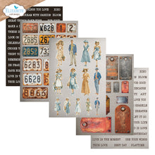 Charger l'image dans la galerie, Elizabeth Craft - Patterned Cardstock Pad - Journal Ephemera 2. Paper Size: 5.8" x 8.3". Available at Embellish Away in Bowmanville Ontario Canada.
