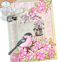 गैलरी व्यूवर में इमेज लोड करें, 4 sizes of elegant 3D cherry blossoms, perfect for adding depth and layers to your floral designs. Available at Embeillish Away located in Bowmanville Ontario Canada. Example by brand ambassador.