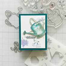 Load image into Gallery viewer, Gina K. Designs - BUNDLE - Stamp, Die & Stencil Set - Garden Party. Set by Lisa Hetrick. Available at Embellish Away in Bowmanville Ontario Canada. Example by Lisa Hetrick.