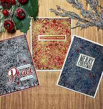 Charger l'image dans la galerie, Gina K. Designs - Background Stamp - Poinsettia. Gina K. Designs - Background Stamp - Poinsettia. Poinsettia Background is a stamp set by Arjita Singh. This set is made of premium clear photopolymer and measures 6" X 8". Made in the USA. Available at Embellish Away located in Bowmanville Ontario Canada. Example by brand ambassador.