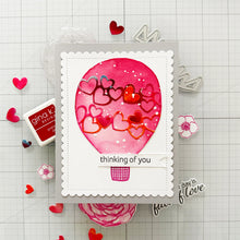 Load image into Gallery viewer, Gina K. Designs - Die - Heart Chain. Gina K Designs wafer thin metal-etched dies are the highest quality available for your paper crafting projects. Available at Embellish Away located in Bowmanville Ontario Canada. Example by brand ambassador.