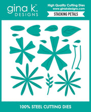 Cargar imagen en el visor de la galería, Gina K. Designs - Dies - Stacking Petals. Available at Embellish Away located in Bowmanville Ontario Canada.