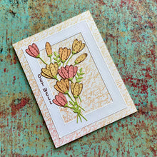 Cargar imagen en el visor de la galería, Gina K. Designs - Dies - Stacking Petals. Available at Embellish Away located in Bowmanville Ontario Canada. Example by Gina K Designs ambassador.