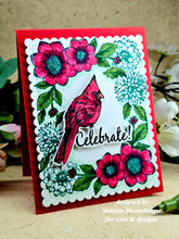 Charger l'image dans la galerie, Gina K. Designs - Stamp & Die Set - Flowering Frame. Set by Melanie Muenchinger. At Embellish Away in Bowmanville Ontario Canada. Example by Melanie Muenchinger.
