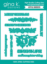 將圖片載入圖庫檢視器 Gina K. Designs - Stamp & Die Set - Joyful Borders. Set by Gina K Designs. At Embellish Away in Bowmanville Ontario Canada.