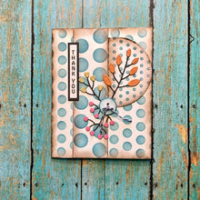 Load image into Gallery viewer, Gina K Designs - Layering Stencil - Polka Dots. Available at Embellish Away located in Bowmanville Ontario Canada. Example by Gina K Designs brand ambassador.