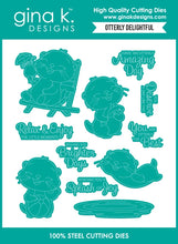 Load image into Gallery viewer, Gina K. Designs - Stamp & Die Set - Otterly Delightful. Set by Dina Gerner. At Embellish Away in Bowmanville Ontario Canada.