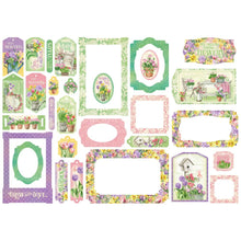 Load image into Gallery viewer, Graphic 45 - Die-Cut Assortment - Grow With Love. Introducing Graphic 45's flourishing new paper collection, Grow with Love, a celebration of the beauty found in spring blossoms, charming garden gates and delightful birdhouses. Available at Embellish Away located in Bowmanville Ontario Canada.
