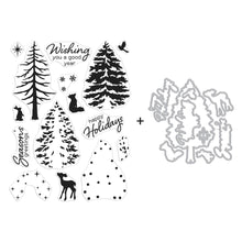Cargar imagen en el visor de la galería, Hero Arts - Clear Stamps & Die Combo Color - Layering Seasonal Tree. Hero Arts stamps come paired with matching Frame Cuts that are specifically designed to elegantly work together for stamping creativity. Available at Embellish Away located in Bowmanville Ontario Canada.