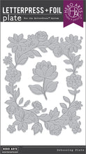 將圖片載入圖庫檢視器 Hero Arts - Letterpress + Foil Plate - Floral Border. Available at Embellish Away located in Bomwanville Ontario Canada.
