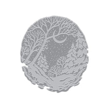 Load image into Gallery viewer, Hero Arts - Letterpress & Foil Plate - Winter Forest. Foiling, deboss, and inked impressions. Available at Embellish Away located in Bowmanville Ontario Canada.