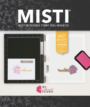 Load image into Gallery viewer, My Sweet Petunia - Original MISTI Laser Etched - Black. his is the Most Incredible Stamp Tool Invented. MISTI's simple hinge design provides consistent stamping for the novice or experienced crafter. Available at Embellish Away located in Bowmanville Ontario Canada.