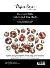 Load image into Gallery viewer, Paper Rose - Embossed Die Cuts - Christmas Holly
