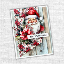 Charger l'image dans la galerie, Paper Rose Studio - 6x6 Paper Collection - Jolly Holidays. Traditional Christmas images such as nutcrackers, Santa, plaids, cozy homes, beautiful poinsettias, cardinals and jingling bells. Perfect for creating beautiful and festive holiday crafts. Available at Embellish Away located in Bowmanville Ontario Canada. Example by brand ambassador.