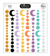 Load image into Gallery viewer, Pinkfresh Studio - Paige Evans - Enamel Shapes - 92/Pkg - BooVille. Available at Embellish Away located in Bowmanville Ontario Canada.
