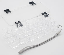 Cargar imagen en el visor de la galería, Prism Studio Leak Proof Travel Palette. Double buckles closure, silicone seal, color mixing. Available at Embellish Away in Bowmanville Ontario Canada.