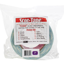 Cargar imagen en el visor de la galería, Scor-Tape - 2"X27yd. Premium double-sided adhesive that is perfect for cards, boxes, glitter, embossing, scrapbooking, foils, ribbon, origami, iris folding, micro beads, and much more! Available at Embellish Away located in Bowmanville Ontario Canada.
