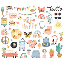 Cargar imagen en el visor de la galería, Simple Stories - Bits & Pieces Die-Cuts - 48/Pkg - Boho Sunshine. Die-Cuts are a great addition to scrapbook pages, greeting cards and more! The perfect embellishment for all your paper crafting needs! Available at Embellish Away located in Bowmanville Ontario Canada.