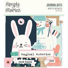 Cargar imagen en el visor de la galería, Simple Stories - Bits & Pieces Die-Cuts - 29/Pkg - Journal - Simple Winter Wonder. A great addition to scrapbook pages, greeting cards and more! The perfect embellishment for all your paper crafting needs! This package contains 29 die-cut cardstock pieces. Available at Embellish Away located in Bowmanville Ontario Canada.
