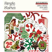 गैलरी व्यूवर में इमेज लोड करें, Simple Stories - Bits & Pieces Die-Cuts - 49/Pkg - Simple Vintage Dear Santa. Take your projects to the next level and put the perfect finishing touch with die cut embellishments. They can add dimensions and color to your projects. Available at Embellish Away located in Bowmanville Ontario Canada.