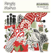 Load image into Gallery viewer, Simple Stories - Bits & Pieces Die-Cuts - 53/Pkg - The Holiday Life. Take your projects to the next level and put the perfect finishing touch with die cut embellishments. Available at Embellish Away located in Bowmanville Ontario Canada.