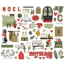 Load image into Gallery viewer, Simple Stories - Bits & Pieces Die-Cuts - 53/Pkg - The Holiday Life. Take your projects to the next level and put the perfect finishing touch with die cut embellishments. Available at Embellish Away located in Bowmanville Ontario Canada.