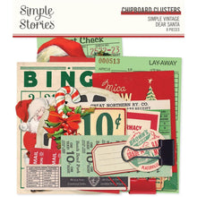 Load image into Gallery viewer, Simple Stories - Chipboard Clusters - Simple Vintage Dear Santa. While you need the perfect paper to start your project, you also need the perfect embellishment to finish your project! Available at Embellish Away located in Bowmanville Ontario Canada.