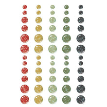 Load image into Gallery viewer, Simple Stories - Enamel Dots Embellishments - Glitter - The Holiday Life. While you need the perfect paper to start your project, you also need the perfect embellishment to finish your project! Available at Embellish Away located in Bowmanville Ontario Canada.