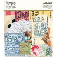 Cargar imagen en el visor de la galería, Simple Stories - Ephemera - 18/Pkg - Simple Vintage Spring Garden. Die-cuts are a great addition to scrapbook pages, greeting cards and more! The perfect embellishment for all your paper crafting needs! Available at Embellish Away located in Bowmanville Ontario Canada.