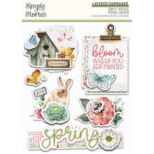 Charger l'image dans la galerie, Simple Stories - Layered Chipboard Die-Cuts - Simple Vintage Spring Garden. While you need the perfect paper to start your project, you also need the perfect embellishment to finish your project! Available at Embellish Away located in Bowmanville Ontario Canada.