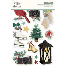 Charger l'image dans la galerie, Simple Stories - Sticker Book - 12/Sheets - Simple Vintage 'Tis The Season. Ideal for multiple project ideas- The stickers can be used to creatively embellish any project of your choice. Available at Embellish Away located in Bowmanville Ontario Canada.