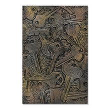 Load image into Gallery viewer, Sizzix - 3D Textured Impressions By Eileen Hull - Keys. Impress friends and family with the amazing definition and detail in this key themed Embossing Folder by Eileen Hull. Available at Embellish Away located in Bowmanville Ontario Canada.