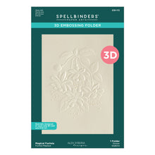 Load image into Gallery viewer, Spellbinders BUNDLE 3D Embossing Folder, Stencil & Die Set Magical Fuchsia. Approx. 5.50 x 8.50 in. Available at Embellish Away in Bowmanville Ontario Canada.