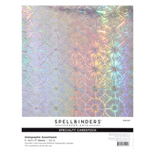 Charger l'image dans la galerie, Spellbinders - 8.5"X11" Specialty Cardstock - 11/Pkg - Holographic Assortment. Available at Embellish Away located in Bowmanville Ontario Canada.