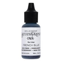 將圖片載入圖庫檢視器 Spellbinders - BetterPress - Ink Reinker - Select from Drop Down. To reink, simply add a few drops of ink from the reinker bottle onto the ink pad and spread evenly. Available at Embellish Away located in Bowmanville Ontario Canada. French Blue