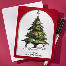 Load image into Gallery viewer, Spellbinders - BetterPress Registration Press Plates - Wonderland - Twinkle Bright Tree. Available at Embellish Away in Bowmanville Ontario Canada. Example by brand ambassador.