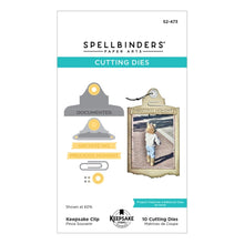 Load image into Gallery viewer, Spellbinders - Die - Keepsake Clip. Includes 10 cutting dies. Available at Embellish Away in Bowmanville Ontario Canada.