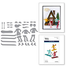 將圖片載入圖庫檢視器 Spellbinders - Die - Ski-son's Greetings - Hit the Slopes. Available at Embellish Away in Bowmanville Ontario Canada.