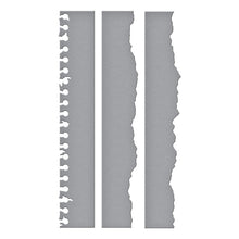 將圖片載入圖庫檢視器 Two dies create different torn edges and the third cuts a torn spiral notebook edge. Available at Embellish Away located in Bowmanville Ontario Canada.