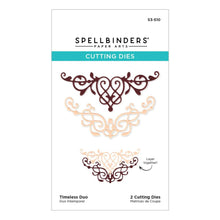 Charger l'image dans la galerie, Spellbinders - Etched Dies - Timeless Duo. Timeless Duo Etched Dies are from the Timeless Collection with set of two thin metal cutting dies. They can be layered together to create a dynamic design element. Available at Embellish Away located in Bowmanville Ontario Canada.