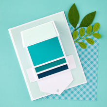 Cargar imagen en el visor de la galería, Spellbinders - Kinetic Card Blanks - Waterfall. Create interactive cards that surprise and delight. Available at Embellish Away in Bowmanville Ontario Canada. Example by brand ambassador.