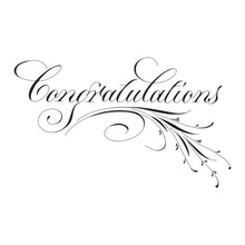 Charger l'image dans la galerie, Spellbinders - Press Plate By Paul Antonio - Copperplate - Congratulations. Copperplate Congratulations Press Plate is from the Copperplate Everyday Sentiments Collection by Paul Antonio. Available at Embellish Away located in Bowmanville Ontario Canada.