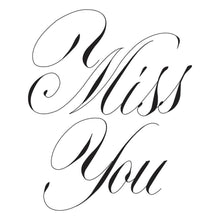 Charger l'image dans la galerie, Spellbinders - Press Plate By Paul Antonio - Copperplate - Miss You. Copperplate Miss You Press Plate is from the Copperplate Everyday Sentiments Collection by Paul Antonio. Available at Embellish Away located in Bowmanville Ontario Canada.