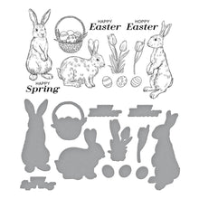 Charger l'image dans la galerie, Spellbinders - Press Plate & Die By Simon Hurley - Spring Bunnies - Spring Sampler. Spring Bunnies Press Plate & Die Set is part of the Spring Sampler Collection by Simon Hurley. Available at Embellish Away located in Bowmanville Ontario Canada.